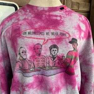 On Wednesdays We Wear Pink Sweatshirt Medium
